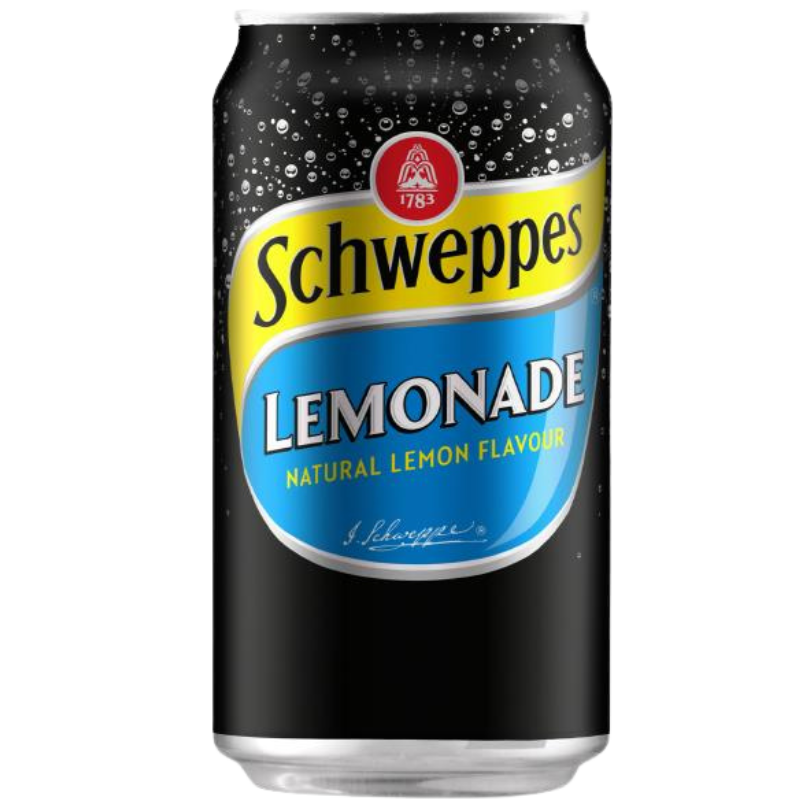 Schweppes Lemonade Can 375ml Pitstop Cafe